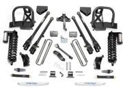 FABTECH MOTORSPORTS FABK2159B kit 6IN 4LINK SYS W BLK 4.0 C O and PERF RR SHKS 2011 FORD F450 550 4WD 10LUG