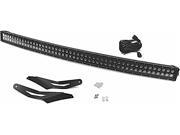 SOUTHERN TRUCK STL79011 54IN CURVED DBL ROW BLACK COMBO CREE 3W LIGHT BAR 312W W HARN SWITCH BRKT H