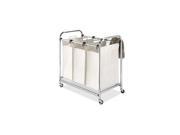WHITMOR WHI#60975794 Deluxe Triple Laundry Sorter WHITMOR WHI#60975794 Deluxe Triple Laundry Sorter