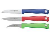 Wusthof Silverpoint II Colored Paring Knife Set 3 Piece