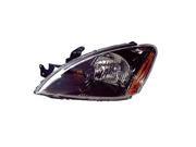 Replacement TYC 20 6604 00 Driver Side Headlight For 04 07 Mitsubishi Lancer