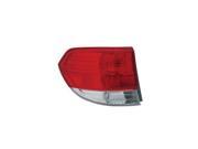 Eagle Eyes HD557 U000L Driver Side Replacement Tail Light For Honda Odyssey