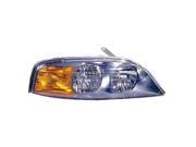 Replacement TYC 20 5859 01 Passenger Side Headlight For 00 05 Lincoln LS