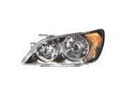 Replacement Depo 312 1170L ASH2 Driver Side Headlight For 04 05 Lexus IS300