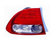 Replacement Depo 317 1979L UF Driver Side Tail Light For 06 08 Honda Civic