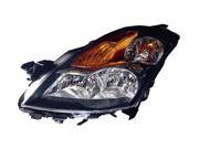 Replacement Depo 315 1164L AF7 Driver Side Headlight For 08 15 Nissan Altima