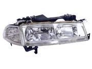 Replacement Depo 317 1125R ASC Passenger Side Headlight For 92 96 Honda Prelude
