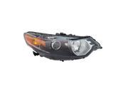 Replacement TYC 20 9069 01 1 Passenger Side Headlight For 09 11 Acura TSX