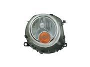 Replacement TYC 20 6888 00 1 Driver Side Headlight For 07 09 Mini Cooper