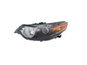 Replacement Depo 327 1104L USH2 Driver Side Headlight For 09 11 Acura TSX