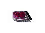 Replacement TYC 11 0660 90 Driver Side Tail Light For 04 06 Mitsubishi Lancer