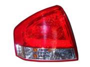 Replacement Depo 323 1926L ASN Driver Side Tail Light For 2009 Kia Spectra