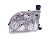 Replacement Vision TY10093A1L Driver Side Headlight For 00 04 Toyota Tundra