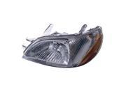 Replacement Depo 312 1147L AS Driver Side Headlight For 00 02 Toyota Echo