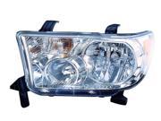 Replacement TYC 20 6848 00 1 Left Headlight For 05 13 Tundra 08 14 Sequoia