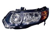 Replacement Depo 317 1148L UC2 Driver Side Headlight For 06 08 Honda Civic