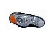 Replacement TYC 20 6463 00 Passenger Side Headlight For 03 10 Chrysler Sebring