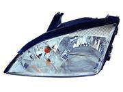 Replacement Depo 330 1126L AF Driver Side Headlight For 05 07 Ford Focus