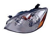 Replacement TYC 20 6112 00 1 Driver Side Headlight For 02 04 Nissan Altima