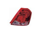 Replacement TYC 11 6141 00 Passenger Side Tail Light For 04 07 Chevrolet Aveo