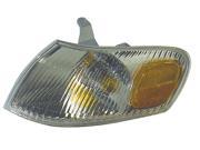 Replacement Vision TY20076A1L Driver Side Corner Light For 98 00 Toyota Corolla