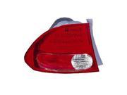 TYC 11 6166 00 1 Driver Side Replacement Tail Light For Honda Civic