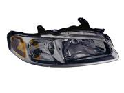 Replacement Vision NS10087A1R Passenger Side Headlight For 00 01 Nissan Sentra