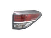 Replacement TYC 11 6533 00 Passenger Side Tail Light For 13 14 Lexus RX350