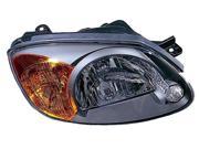 Replacement Depo 321 1124R AS Passenger Side Headlight For 01 06 Hyundai Accent