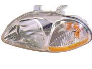 Replacement TYC 20 3162 01 1 Driver Side Headlight For 96 98 Honda Civic