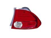 TYC 11 6165 00 1 Passenger Side Replacement Tail Light For Honda Civic