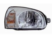 Replacement Vision HN10085A1R Passenger Headlight For 01 03 Hyundai Santa Fe