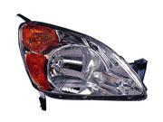 Replacement TYC 20 6375 00 1 Passenger Side Headlight For 02 04 Honda CR V
