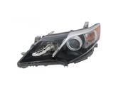 Replacement TYC 20 9222 90 1 Driver Side Headlight For 2012 Toyota Camry