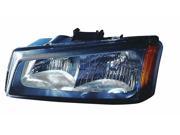 Replacement TYC 20 6386 90 1 Left Headlight For Silverado 3500 Avalanche 2500