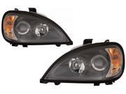 Depo 340 1104P ASN2 Left And Right Headlight For 00 13 Freightliner Columbia