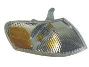 Replacement Vision TY20076A1R Passenger Corner Light For 98 00 Toyota Corolla