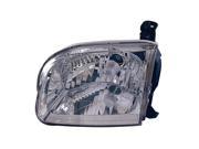 Replacement Vision TY10098A1L Left Headlight For 2004 Tundra 01 04 Sequoia