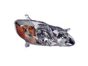 Replacement Vision TY10090D1R Passenger Side Headlight For 05 08 Toyota Corolla