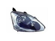 Replacement Depo 317 1136R US Passenger Side Headlight For 04 05 Honda Civic