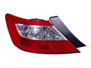 Replacement TYC 11 6168 01 1 Driver Side Tail Light For 06 07 Honda Civic