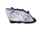 TYC 20 6663 00 1 Passenger Side Replacement Headlight For Toyota Avalon