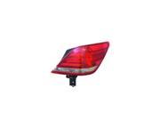 Replacement TYC 11 6133 90 Driver Side Tail Light For 08 09 Toyota Avalon