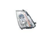 Replacement TYC 20 6961 00 1 Passenger Side Headlight For 08 09 Cadillac CTS