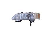 Replacement Vision HD10081A4L Driver Side Headlight For 91 97 Honda Accord