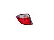 Replacement TYC 11 6640 00 1 Driver Side Tail Light For 10 15 Toyota Corolla