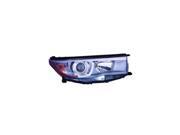 Replacement Depo 312-11F2R-AF7 Passenger Headlight For 14-15 Toyota Highlander Replacement Depo 312-11F2R-AF7 Passenger Headlight For 14-15 Toyota Highlander