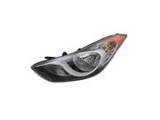Replacement TYC 20-12552-00-1 Driver Side Headlight For 11-13 Hyundai Elantra Replacement TYC 20-12552-00-1 Driver Side Headlight For 11-13 Hyundai Elantra