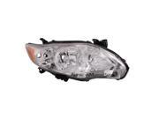 Replacement Depo 312-11C5R-US1 Passenger Side Headlight For 11-13 Toyota Corolla Replacement Depo 312-11C5R-US1 Passenger Side Headlight For 11-13 Toyota Corolla