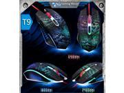 2014 8D 2400DPI Spotlight Leopard T9 6 Buttons Gaming Mouse for MMO WOW RAZER CS FPS LOL CF GAMER